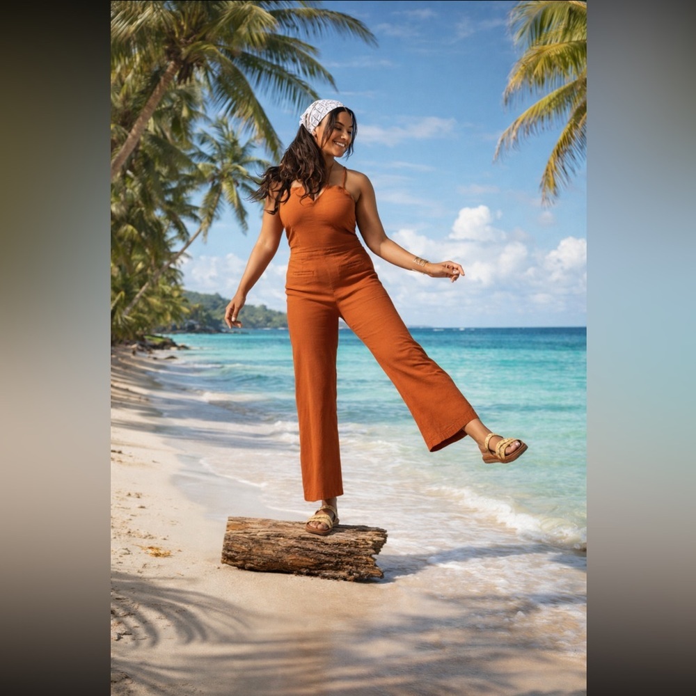 Anthropologie NWT Maeve Strappy Jumpsuit size 14.